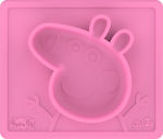 Ezpz Δίσκος Ροζ "Peppa Pig" από Σιλικόνη για 6+ μηνών
