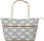 Fresk Wickeltasche-Wickeltasche Schulter/Hand Polar Bear Gray 49x18x29cm.