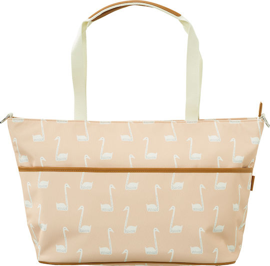 Fresk Wickeltasche-Wickeltasche Schulter/Hand Swan Rosa 49x18x29cm.