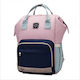 Lequeen Wickeltasche-Wickelrucksack Rosa 30x22x...