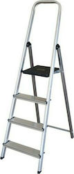 Ladder Aluminum with 3+1 Steps 152pcs