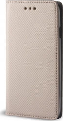 Forever Smart Magnet Synthetic Leather Book Gold (Galaxy M20)