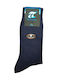 Pournara Solid Color Socks Blue