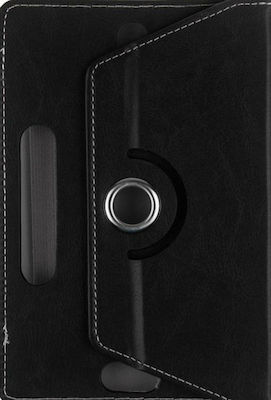 Rotating Flip Cover Synthetic Leather Rotating Black (Universal 8")