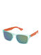 Police Men's Sunglasses with Turquoise Plastic Frame