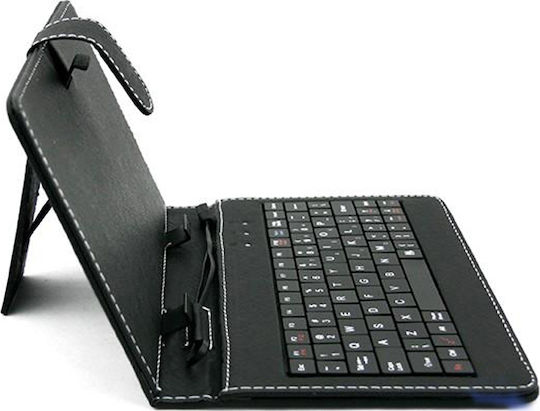 Flip Cover with Keyboard in English US Blacη (Universal 10")