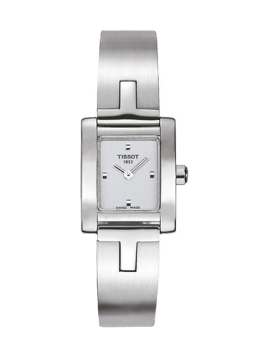 Tissot Uhr mit Silber Metallarmband T62.1.185.71