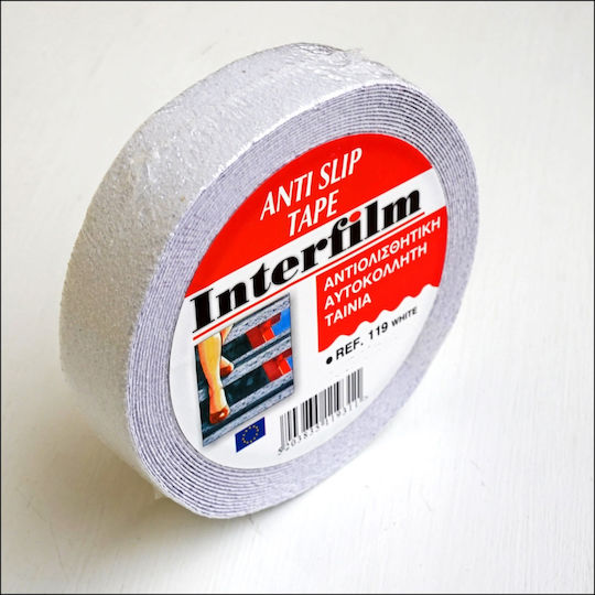 Interfilm Anti-Slip White Self-Adhesive Grip Tape White 50mmx20m 1pcs