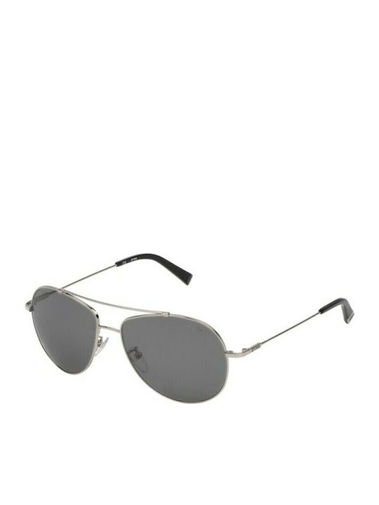 Sting Men's Sunglasses with Silver Metal Frame ...