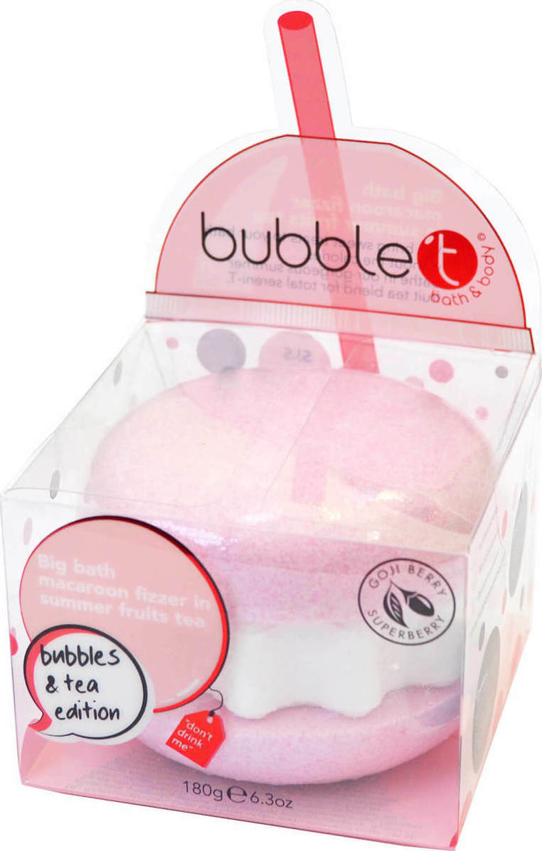 Bubble T Summer Fruits Tea Giant Bath Bomb Fizzer 180gr Skroutz.gr