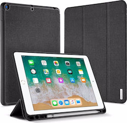 Dux Ducis Domo Flip Cover Piele artificială Negru (iPad 2017/2018 9.7" - iPad 2017/2018 9.7")