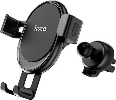 Hoco Mobile Phone Holder Car CA56 Metal Armour with Adjustable Hooks Black HC-CA56