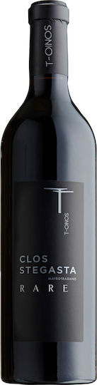 T-OINOS Κρασί Clos Stegasta Rare Μαυροτράγανο Ερυθρό Ξηρό 750ml