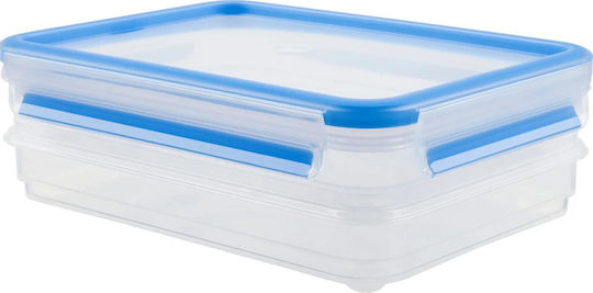 Tefal Clip & Close Set Kunststoff-Mittagsboxen Blau 22,6x16,7cm 2 Stück