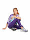 Jacqueline Shiny Women's Long Everyday Legging Shiny Purple