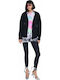 Jacqueline Shiny Women's Long Everyday Legging Shiny Black