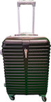 Ormi ORHM Μεσαία Βαλίτσα με ύψος 65cm σε Μαύρο χρώμα