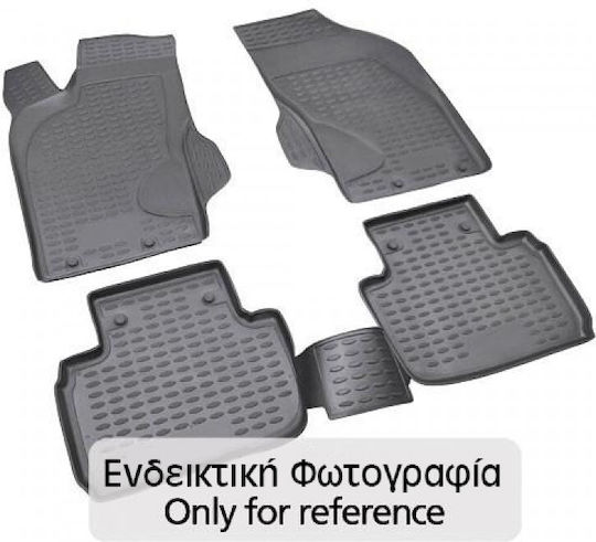 Novline Set of Front and Rear Mats 4pcs Tray Type for Nissan Murano Gray