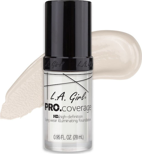 L.A. Girl Resistant Foundation Girl Pro Coverage Hd Illuminating White 30ml
