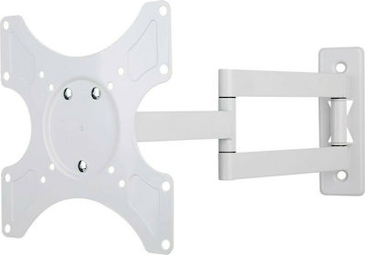 Techly ICA-LCD 2903WH ICA-LCD-2903WH Wall TV Mount with Arm up to 37" and 25kg White