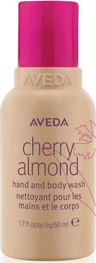 Aveda Cherry Almond Hand and Body Wash Bubble Bath with Almond and Cherry Scent 50ml