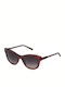 Sting Women's Sunglasses with Burgundy Plastic Frame and Gray Gradient Lens SST010 0AGW