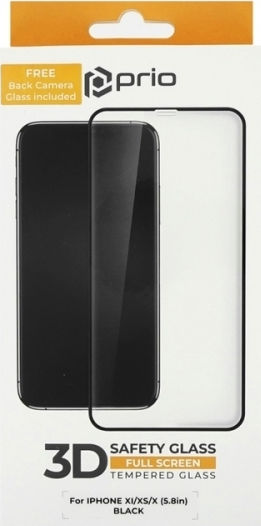 Prio Full Face Tempered Glass Black (iPhone 11 Pro)