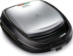 Tefal Sandwichmaker mit abnehmbaren Platten für for 2 Sandwiches Sandwiches 700W Inox