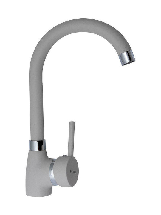 Pyramis Bello Kitchen Counter Faucet Silver