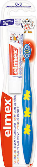 Elmex Training Zahnbürste Kinder Alter 0-3 Βρεφική Οδοντόβουρτσα für 0m+ Blau
