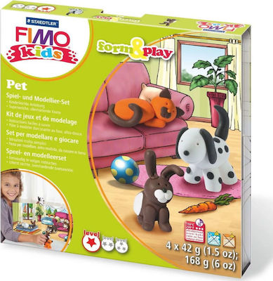 Staedtler Fimo Pet Pentru Copii Polimerică Argilă Chitare electrice Multicolorς 168gr 8034-02