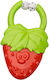 Infantino Strawberry Teething Rattle Made of Plastic for 0 m+