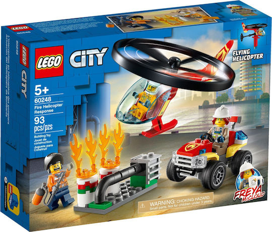 Lego City Helicopter Fire Response for 5+ Years