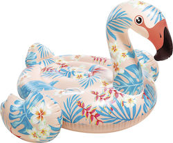 Intex Tropical Παιδικό Φουσκωτό Ride On Θαλάσσης Flamingo με Χειρολαβές 142εκ.