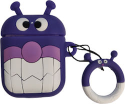 Lykl Purple Monster Silicone Case Purple for Apple AirPods
