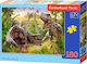 Puzzle pentru Copii Dinosaur Battle pentru 7++ Ani 180buc Castorland