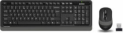 A4Tech FG1010 Fără fir Set tastatură și mouse UK