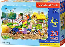 Παιδικό Puzzle Big Turnip 20pcs για 4+ Ετών Castorland