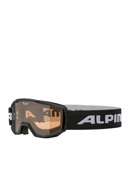 Alpina Piney Ski- & Snowboardbrille Kinder Schw...