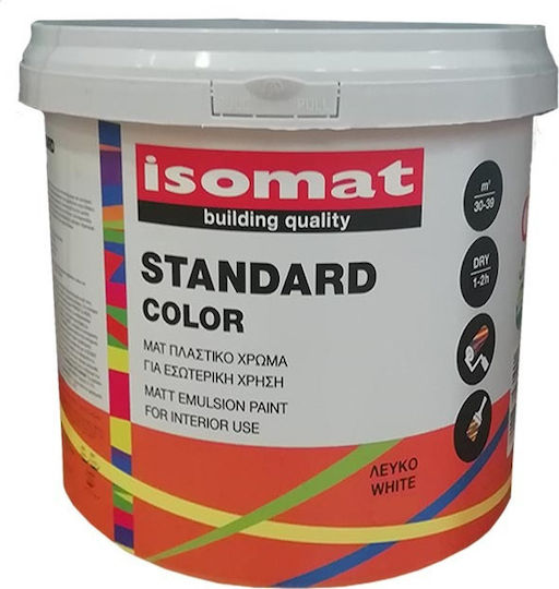 Isomat Standard Color Plastik Farbe für Innenbereich Verwendung Weiß 9Es