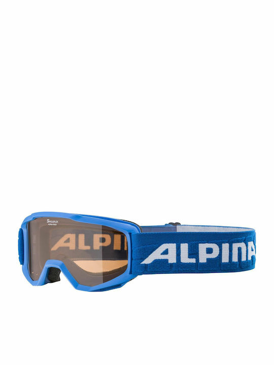 Alpina Piney Ski- & Snowboardbrille Kinder Blau...