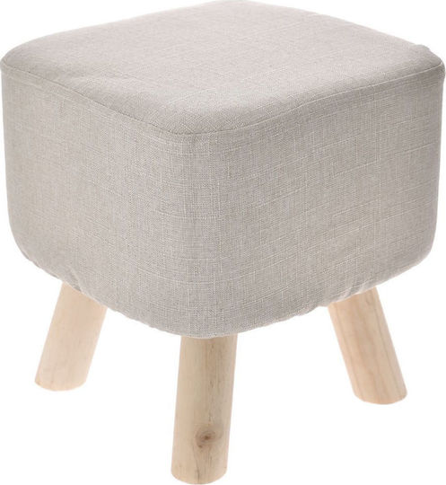 Hocker Für das Wohnzimmer Hölzernes Beige 30x30x33cm