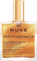 Nuxe Huile Prodigieuse OR Ξηρό Έλαιο Monoi με Λάμψη για Πρόσωπο, Μαλλιά και Σώμα 50ml
