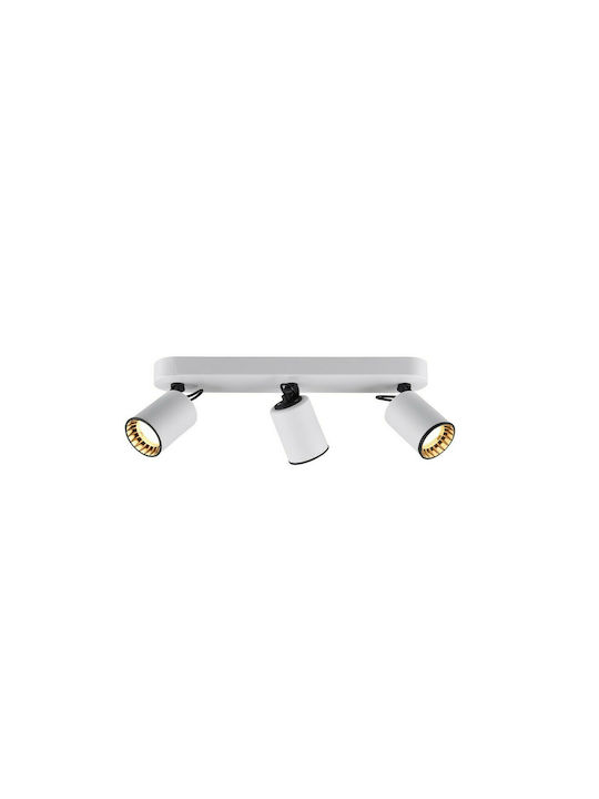 Trio Lighting Pago Triple Spot GU10 White 803500331