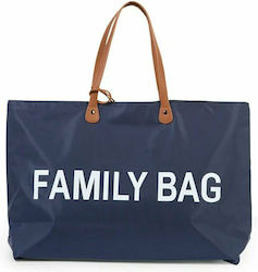 Childhome Wickeltasche-Wickeltasche Schulter/Hand Family Navy Blue 55x18x40cm.