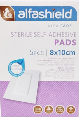 Karabinis Medical Alfashield Sterilized Plasters 10x8cm 5pcs