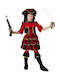 Kids Carnival Costume Red Corsair