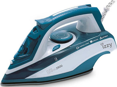 Izzy E87 Dura Ceramic Steam Iron 2800W with Continuous Steam 45g/min