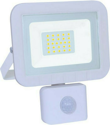 Geyer Waterproof LED Floodlight 20W Natural White 4000K with Motion Sensor IP65