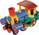 Mic O Mic Jucărie de Construcție din Plastic Train Locomotive